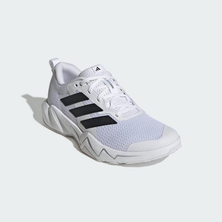 adidas adidas Rapidmove Go Trainingsschuhe Fitnessschuhe Damen - Cloud White / Core Black / Silver Metallic - 3 | SportScheck
