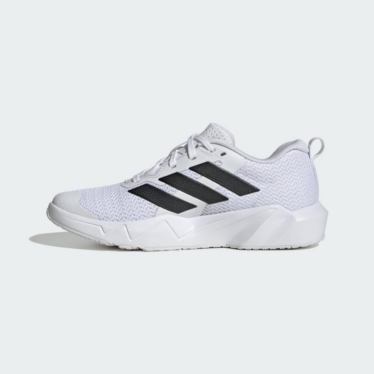 adidas adidas Rapidmove Go Trainingsschuhe Fitnessschuhe Damen - Cloud White / Core Black / Silver Metallic - 5 | SportScheck