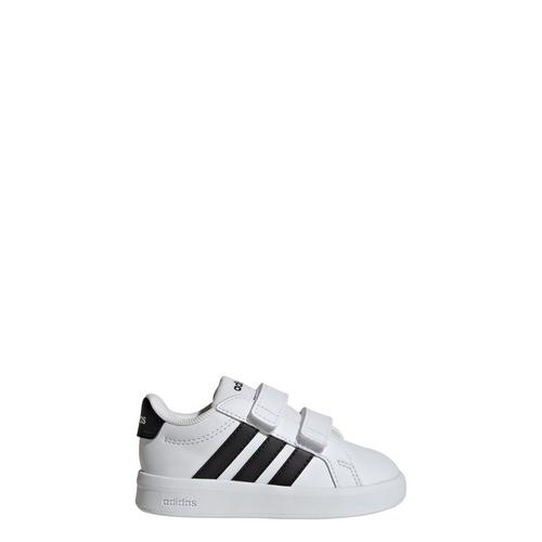 Rückansicht von adidas GRAND COURT 3.0 KIDS SCHUH Sneaker Kinder Cloud White / Core Black / Cloud White