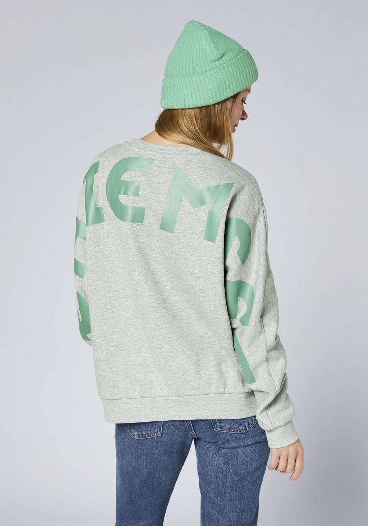 Chiemsee Chiemsee Rundhalspullover Sweatshirt Damen - 17-4402M Neutral Gray Melange - 2 | SportScheck