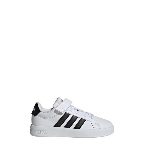 Rückansicht von adidas GRAND COURT 3.0 SCHUHE FÜR KINDER Sneaker Kinder Cloud White / Core Black / Cloud White