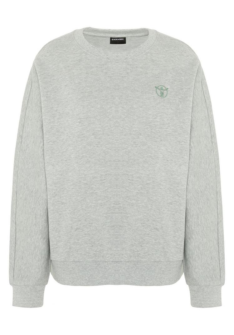 Chiemsee Chiemsee Rundhalspullover Sweatshirt Damen - 17-4402M Neutral Gray Melange - 0 | SportScheck