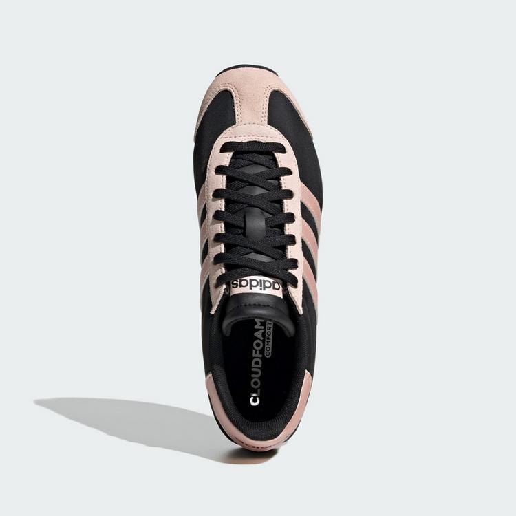 adidas adidas RUNVISTA HALO SCHUH Sneaker Damen - Core Black / Sandy Pink Met. / Blush Pink - 1 | SportScheck