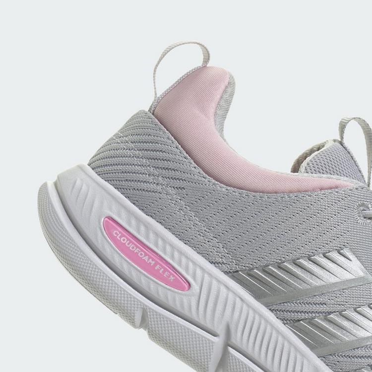 adidas adidas CLOUDFOAM FLEX SCHUH, ELASTISCHE... Sneaker Damen - Light Solid Grey / Matte Silver / Clear Pink - 7 | SportScheck