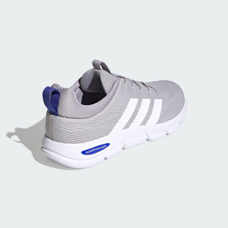 adidas adidas CLOUDFOAM FLEX ELASTIC LACE SCHUH Sneaker Herren - Grey Two / Cloud White / Glory Grey - 4 | SportScheck