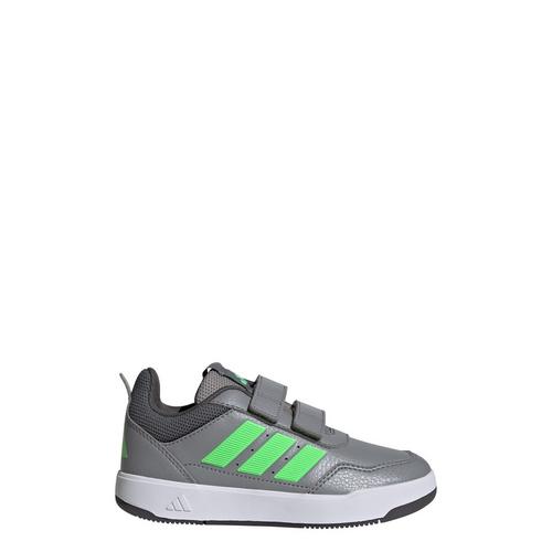 Rückansicht von adidas Tensaur Sport 3.0 CF K Schuh Sneaker Kinder Grey Three / Lime Burst / Grey Five