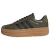 adidas VL COURT BOLD SCHUH Sneaker Damen - Olive Strata / Core Black / Gum