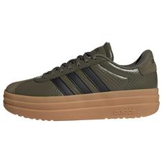 adidas VL COURT BOLD SCHUH Sneaker Damen Olive Strata / Core Black / Gum