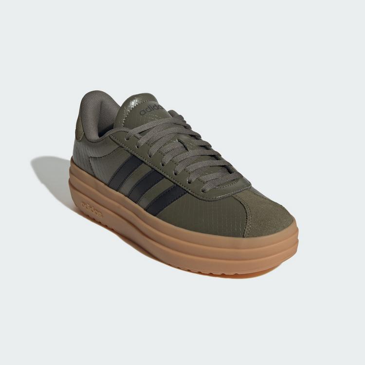 adidas adidas VL COURT BOLD SCHUH Sneaker Damen - Olive Strata / Core Black / Gum - 3 | SportScheck