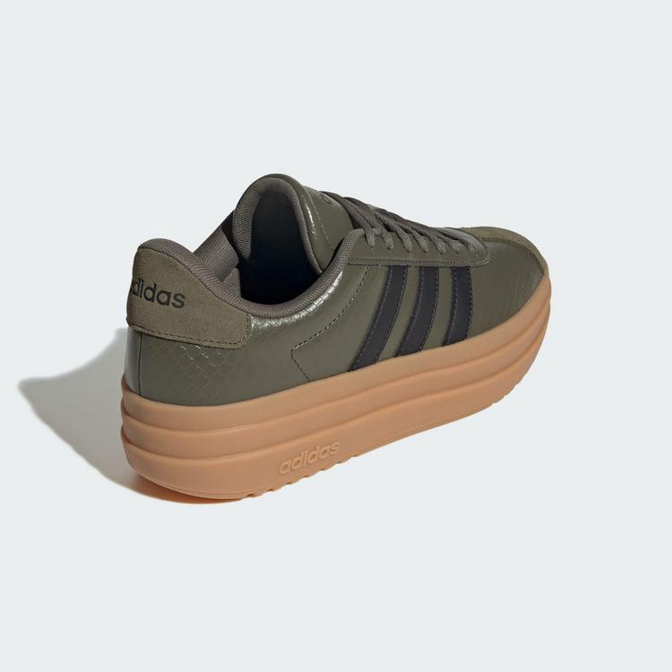 adidas adidas VL COURT BOLD SCHUH Sneaker Damen - Olive Strata / Core Black / Gum - 4 | SportScheck