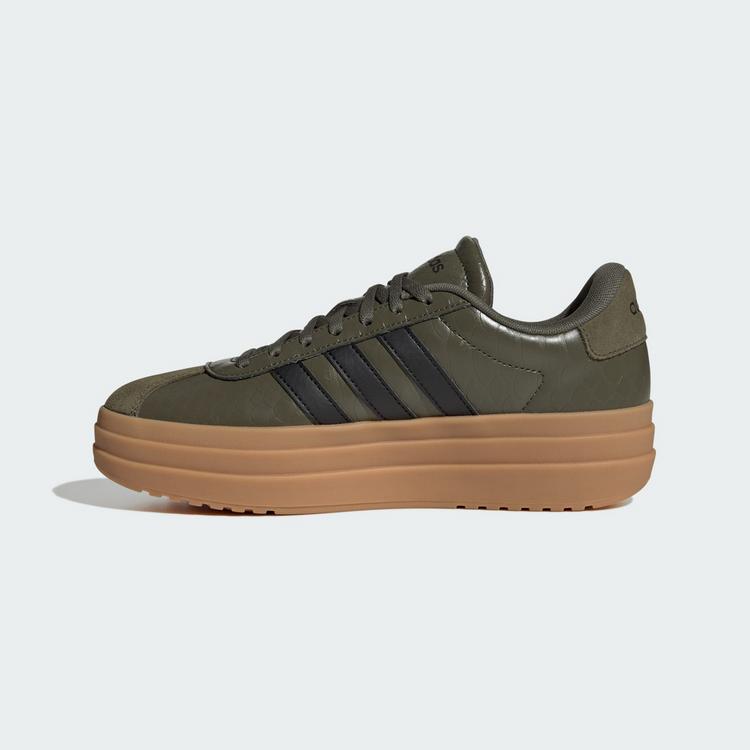 adidas adidas VL COURT BOLD SCHUH Sneaker Damen - Olive Strata / Core Black / Gum - 5 | SportScheck