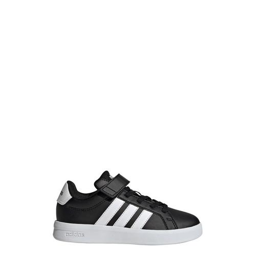 Rückansicht von adidas GRAND COURT 3.0 SCHUHE FÜR KINDER Sneaker Kinder Core Black / Cloud White / Cloud White