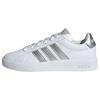 adidas GRAND COURT 3.0 KINDER UND TEENS SCHUH Sneaker Kinder - Cloud White / Silver Metallic / Silver Metallic