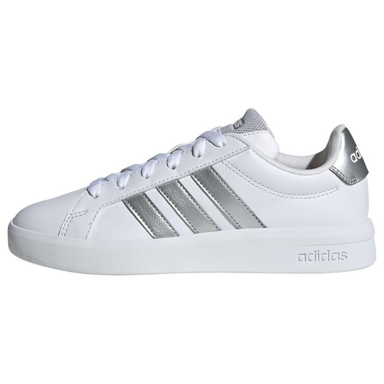 adidas adidas GRAND COURT 3.0 KINDER UND TEENS SCHUH Sneaker Kinder - Cloud White / Silver Metallic / Silver Metallic - 0 | SportScheck