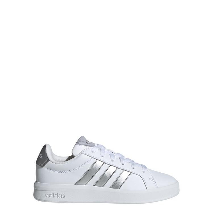 adidas adidas GRAND COURT 3.0 KINDER UND TEENS SCHUH Sneaker Kinder - Cloud White / Silver Metallic / Silver Metallic - 0 | SportScheck