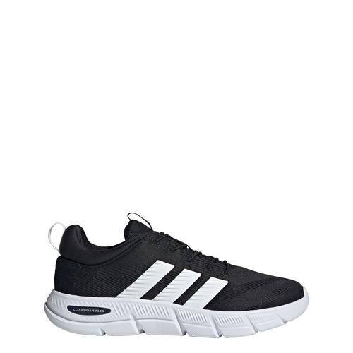 Rückansicht von adidas CLOUDFOAM FLEX ELASTIC LACE SCHUH Sneaker Herren Core Black / Cloud White / Carbon