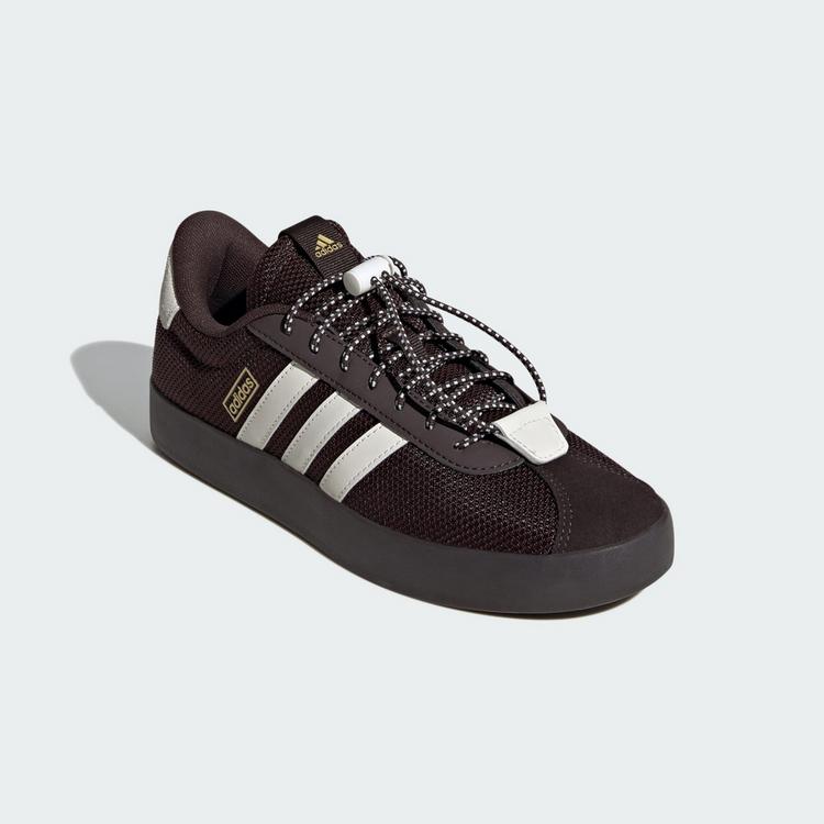 adidas adidas VL COURT&nbsp;3.0 SCHUH Sneaker Damen - Aurora Coffee / Off White / Gold Metallic - 3 | SportScheck