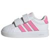 adidas GRAND COURT 3.0 KIDS SCHUH Sneaker Kinder - Cloud White / Bliss Pink / Bliss Pink