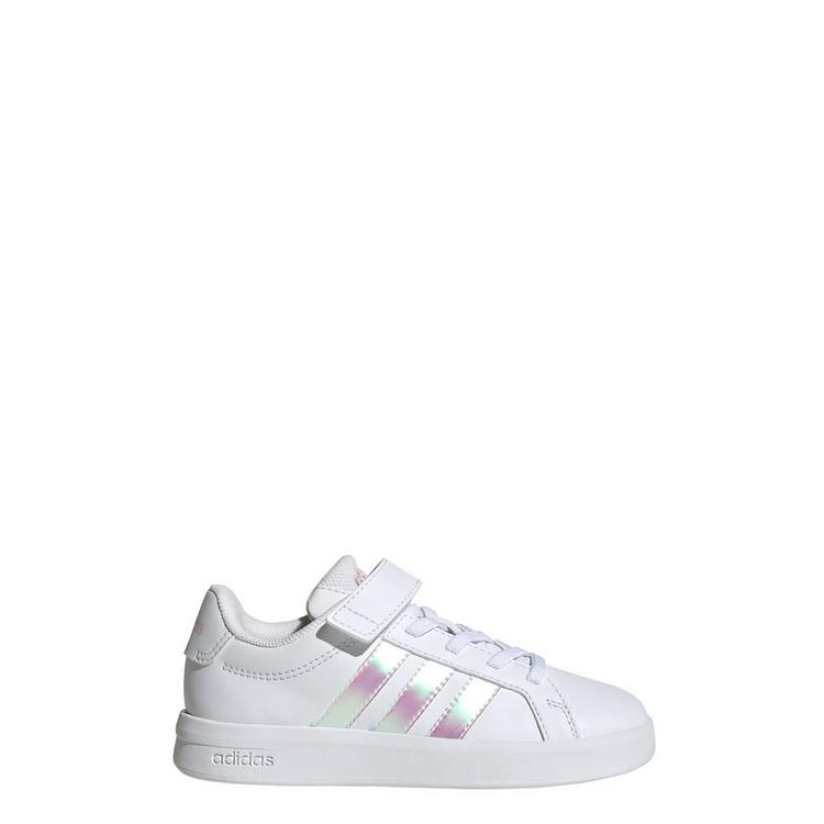 adidas adidas Grand Court 3.0 EL C Schuhe Sneaker Kinder - Cloud White / Iridescent / Cloud White - 0 | SportScheck