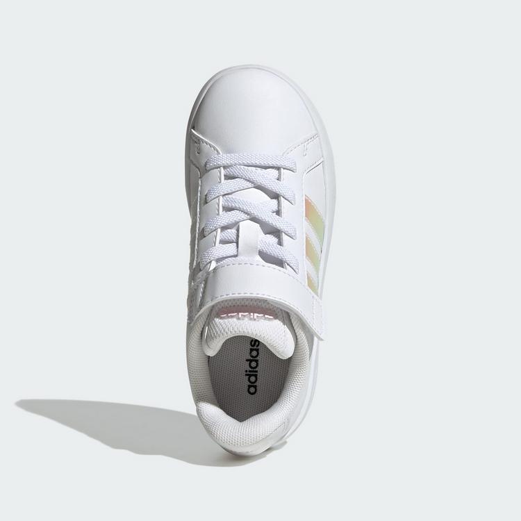 adidas adidas Grand Court 3.0 EL C Schuhe Sneaker Kinder - Cloud White / Iridescent / Cloud White - 1 | SportScheck