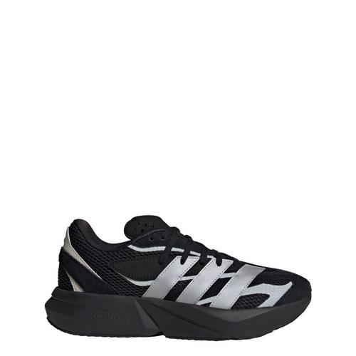 Rückansicht von adidas LIGHTBLAZE SCHUH Sneaker Damen Core Black / Matte Silver / Off White