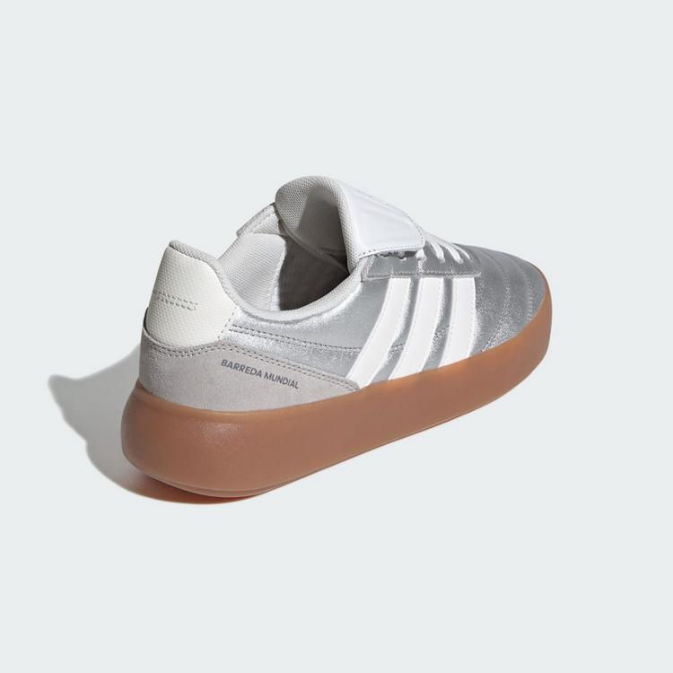 adidas adidas BARREDA MUNDIAL SCHUH Sneaker Damen - Silver Metallic / Core White / Iron Metallic - 4 | SportScheck