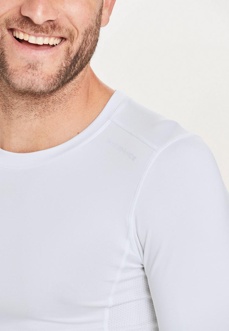 Endurance Endurance Power V2 Langarmshirt Herren - 1002 White - 0 | SportScheck