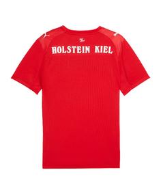 Rückansicht von PUMA Holstein Kiel Trikot Away Fußballtrikot Herren rot