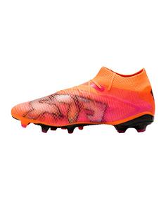 Rückansicht von PUMA FUTURE 8 Pro FG/AG Hot Pursuit Fußballschuhe orange