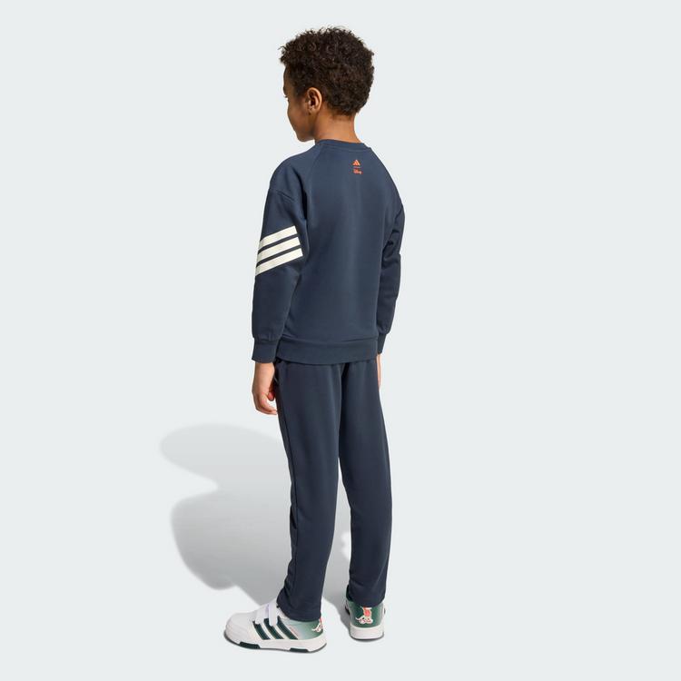 adidas adidas Disney Micky Maus Jogginganzug Kinder Trainingsanzug Kinder - Aurora Ink / Impact Orange - 3 | SportScheck