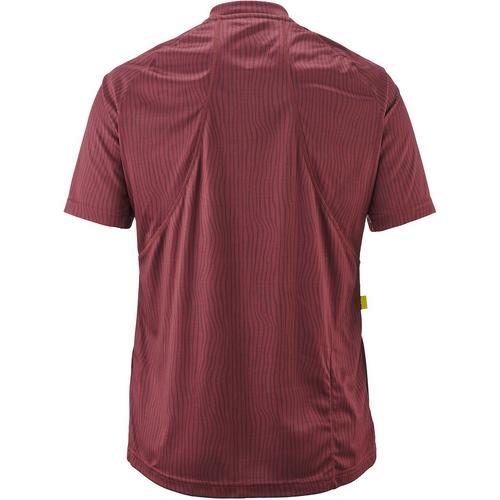 Rückansicht von Gonso Adventure Jersey Soft Touch Fahrradtrikot Damen Bordeaux431