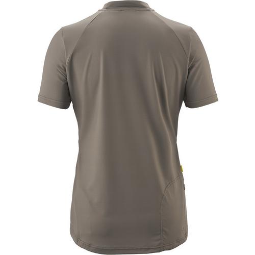 Rückansicht von Gonso Adventure Jersey Halfzip Fahrradtrikot Damen Grau0633