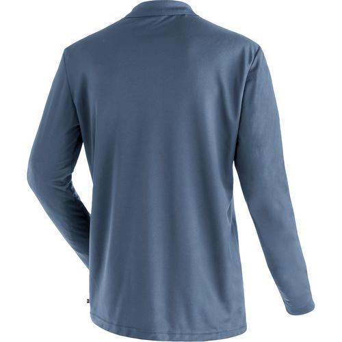 Rückansicht von Maier Sports Ulrich Poloshirt Herren Blau301