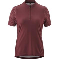 Gonso Adventure Jersey Halfzip Fahrradtrikot Damen Bordeaux431