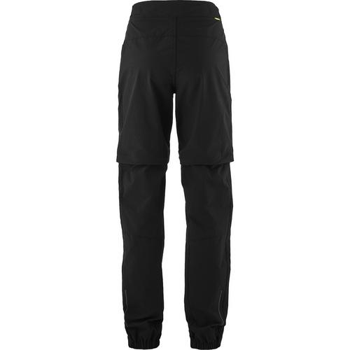 Rückansicht von Gonso Adventure Pants Zip Off Fahrradhose Damen Schwarz01100