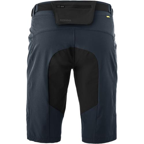 Rückansicht von Gonso Trail Shorts Hipbag Fahrradshorts Herren Marine3272