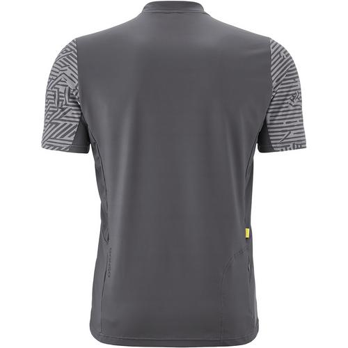 Rückansicht von Gonso Adventure Jersey Halfzip Fahrradtrikot Herren Grau0611