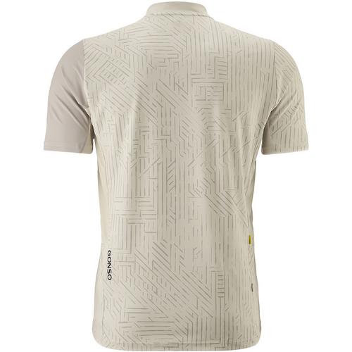 Rückansicht von Gonso Adventure Jersey Halfzip Fahrradtrikot Herren Grau0617