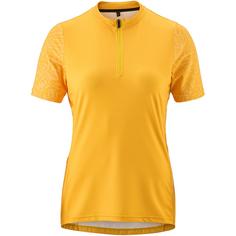 Gonso Adventure Jersey Halfzip Fahrradtrikot Damen Gelb7014