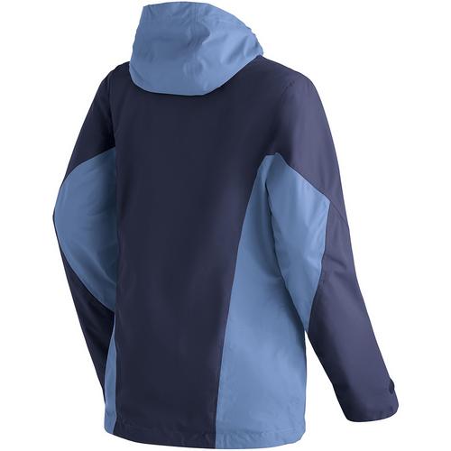 Rückansicht von Maier Sports Brocken W Softshelljacke Damen Marine3291