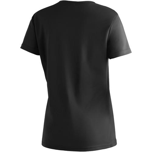 Rückansicht von Maier Sports Wilma Print T-Shirt Damen Schwarz01100