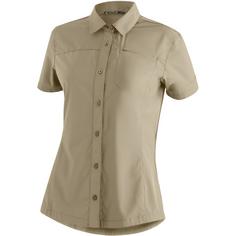 Maier Sports Magos S/S W Funktionsbluse Damen Braun591