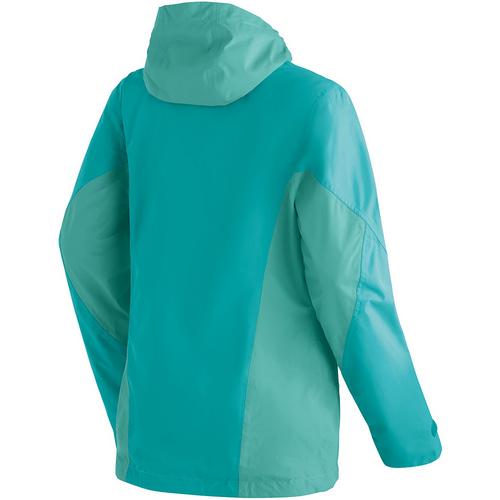 Rückansicht von Maier Sports Brocken W Softshelljacke Damen Hellblau3548