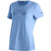 Maier Sports Wilma Print T-Shirt Damen - Blau3013