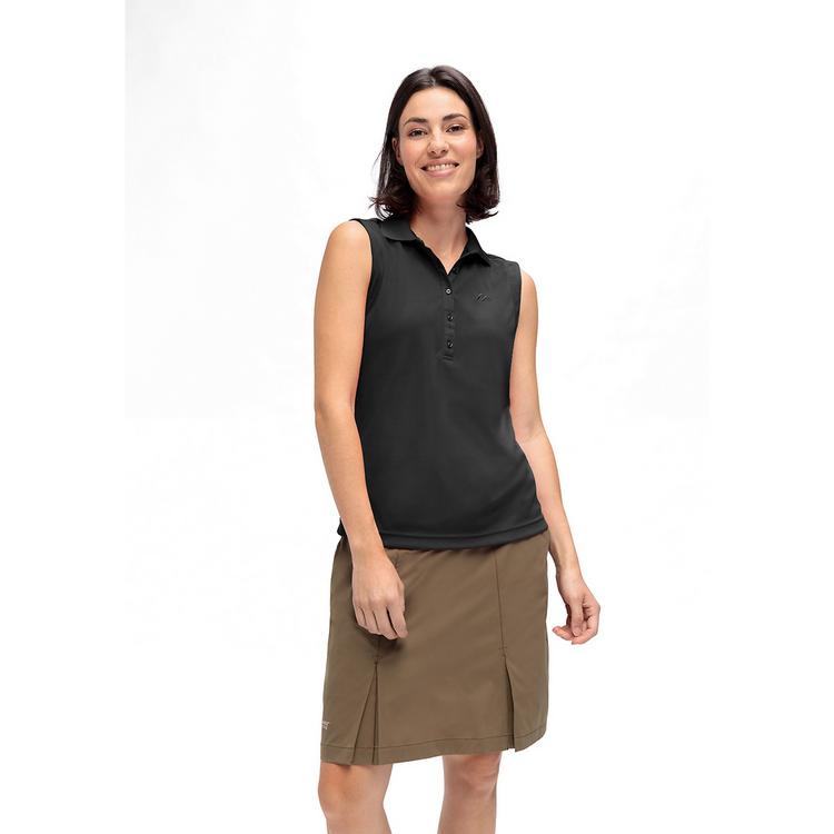 Maier Sports Maier Sports Ulrike Sleeveless Poloshirt Damen - Schwarz01100 - 1 | SportScheck