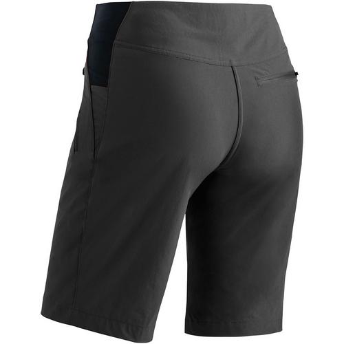 Rückansicht von Maier Sports Inara Short Vario Funktionsshorts Damen Schwarz01100