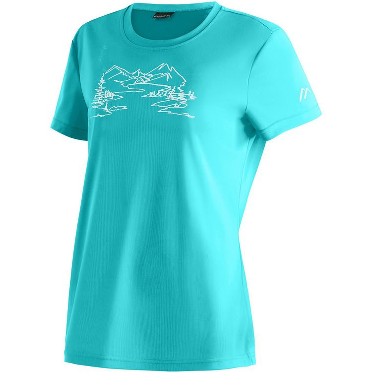Maier Sports Maier Sports Wilma Print T-Shirt Damen - Hellblau354 - 0 | SportScheck