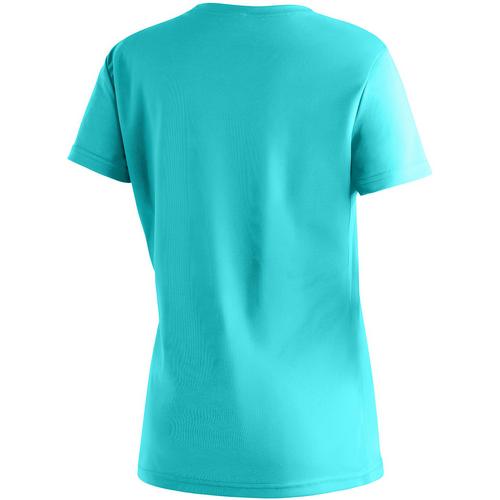 Rückansicht von Maier Sports Wilma Print T-Shirt Damen Hellblau354