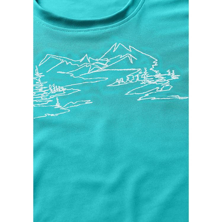 Maier Sports Maier Sports Wilma Print T-Shirt Damen - Hellblau354 - 1 | SportScheck