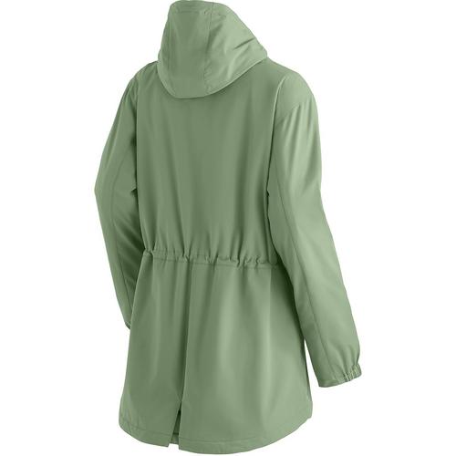 Rückansicht von Maier Sports ArorA Loop W Softshelljacke Damen Grün2068